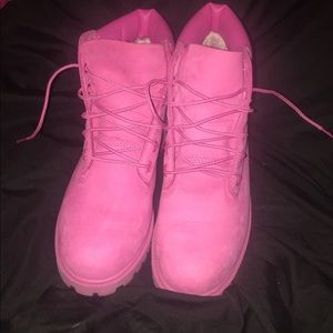 pink timberlands